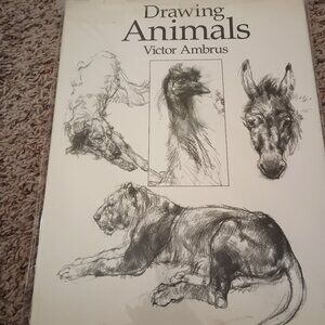 Drawing Animals hardcover book - Victor Ambrus